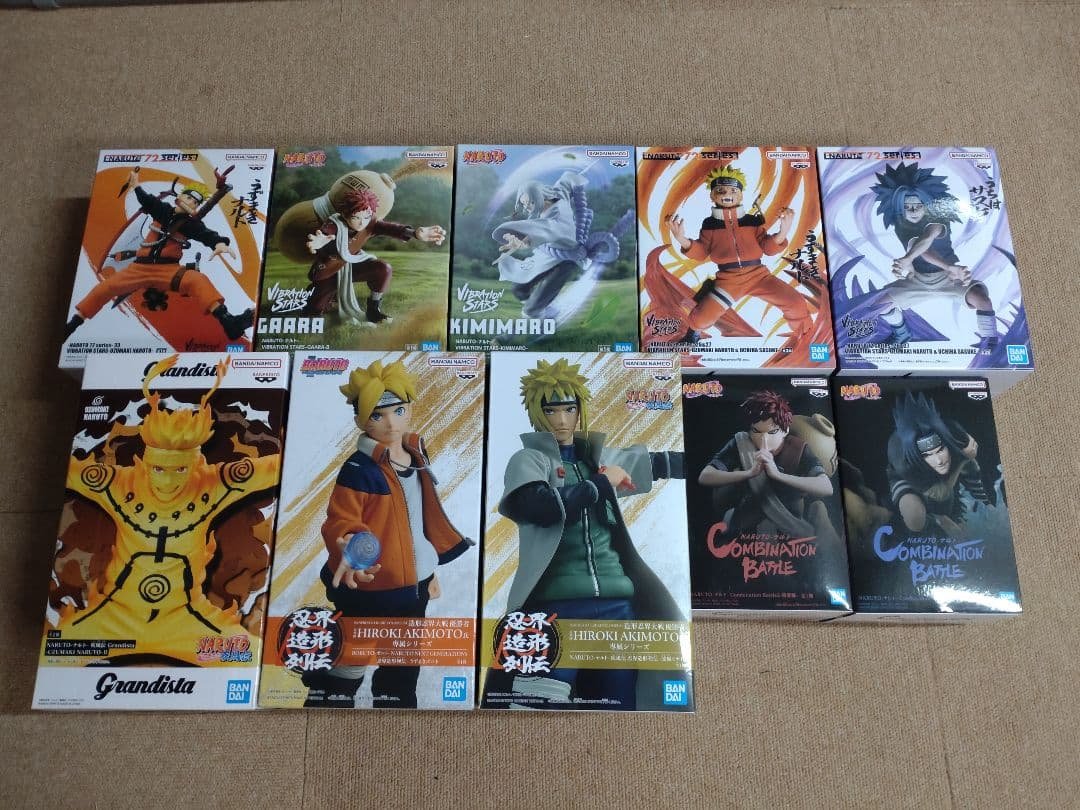 NARUTO　10点　ナルト　サスケ　イタチ　ボルト　君麻呂　我愛羅　波風ミナト