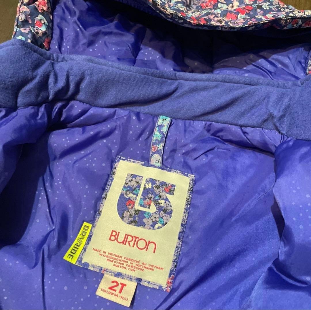Burton バートンスキーウェア花柄　100cm位
