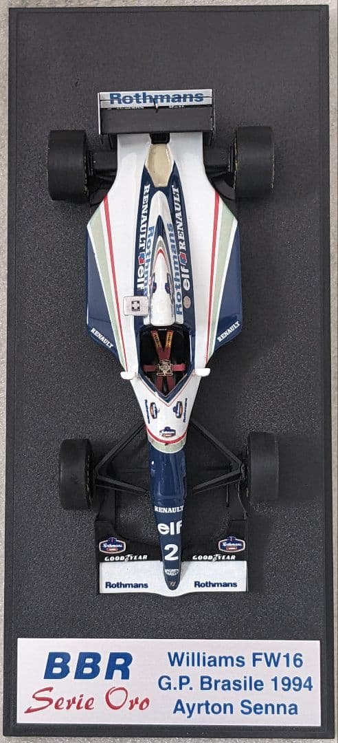 ミニカー BBR Williams FW16 G.P. Brasile 1994 FW16
