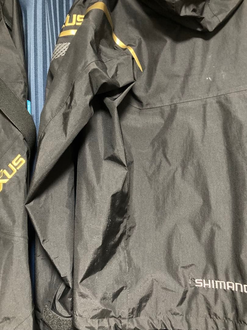 シマノ ネクサスDSタフレインスーツ RA-124S Lサイズ　ブラック