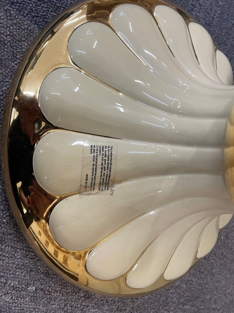 ■高級イタリア製24金Valle d'oro Patchi 花台 アンティーク