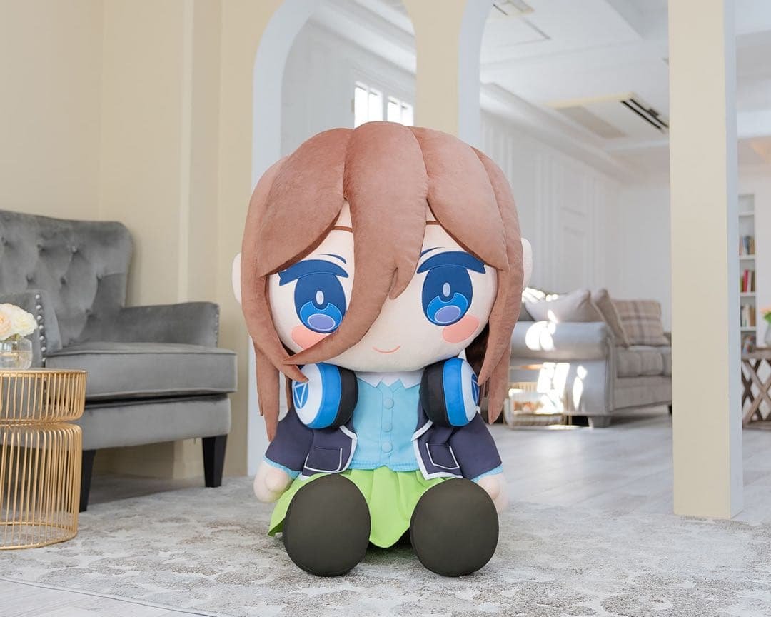 どきゅーと　映画「五等分の花嫁」　超特大ぬいぐるみ　中野三玖
