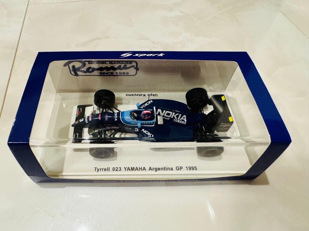 スパーク 1/43 ティレル 023 片山右京 アルゼンチンGP 限定600台