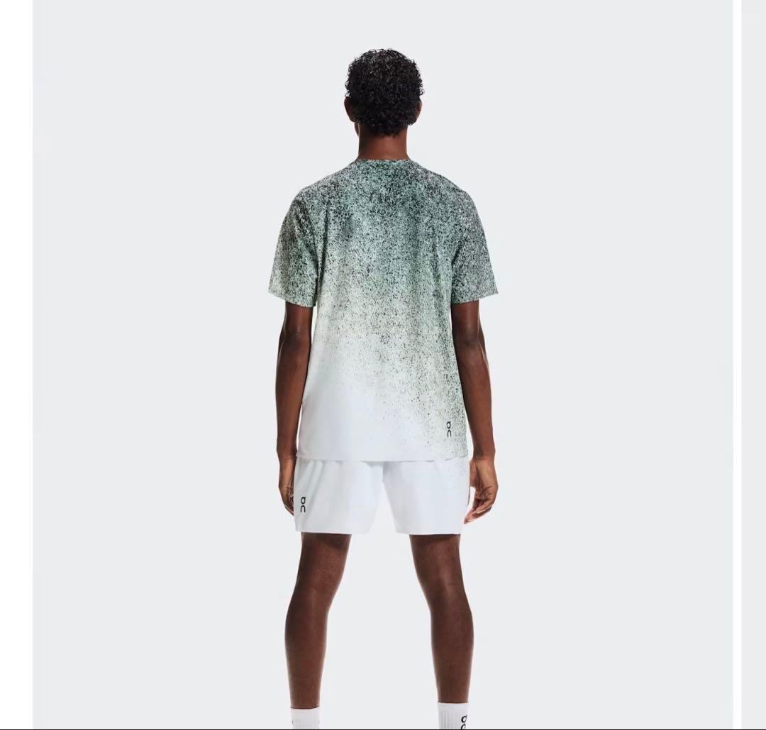 ウェア On Men's Court-T Fade Mineral | White