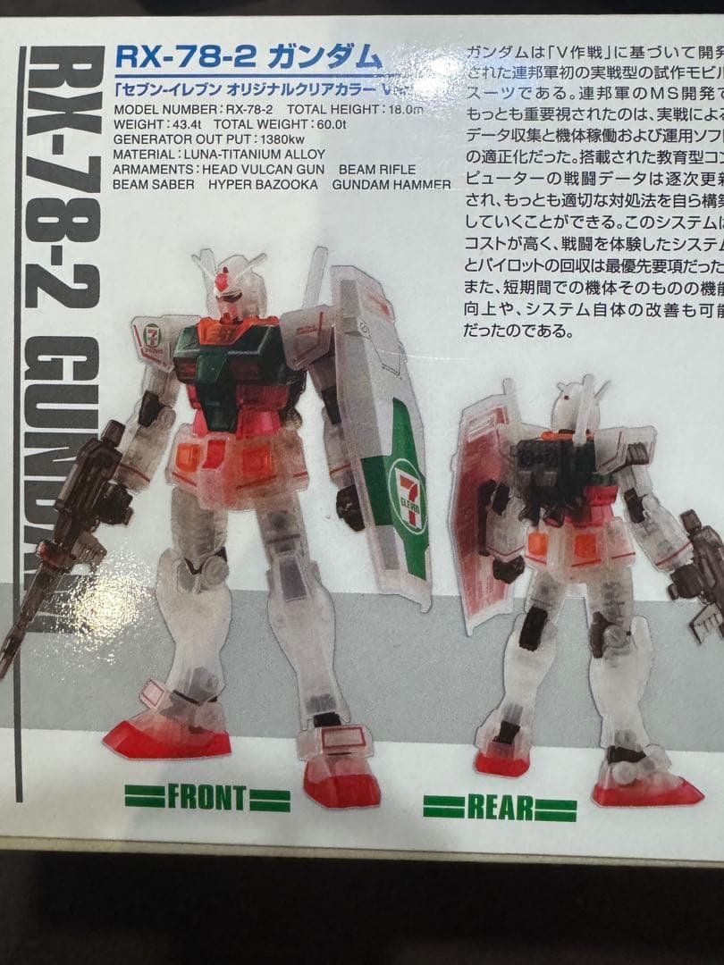 HG セブンイレブンオリジナルクリアカラー　ガンプラ6体セット　非売品　当選品