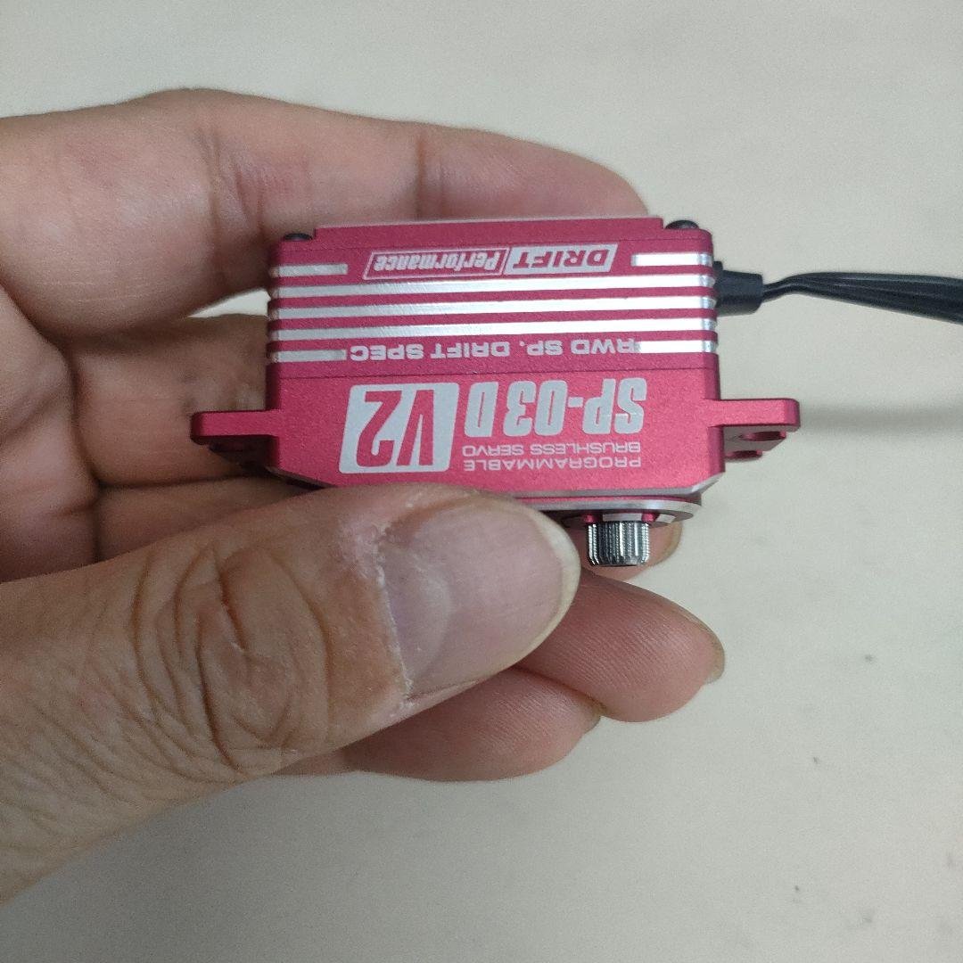 【使用少】ヨコモ SP-03D V2 レッド ドリフト向けロープロデジタルサーボ