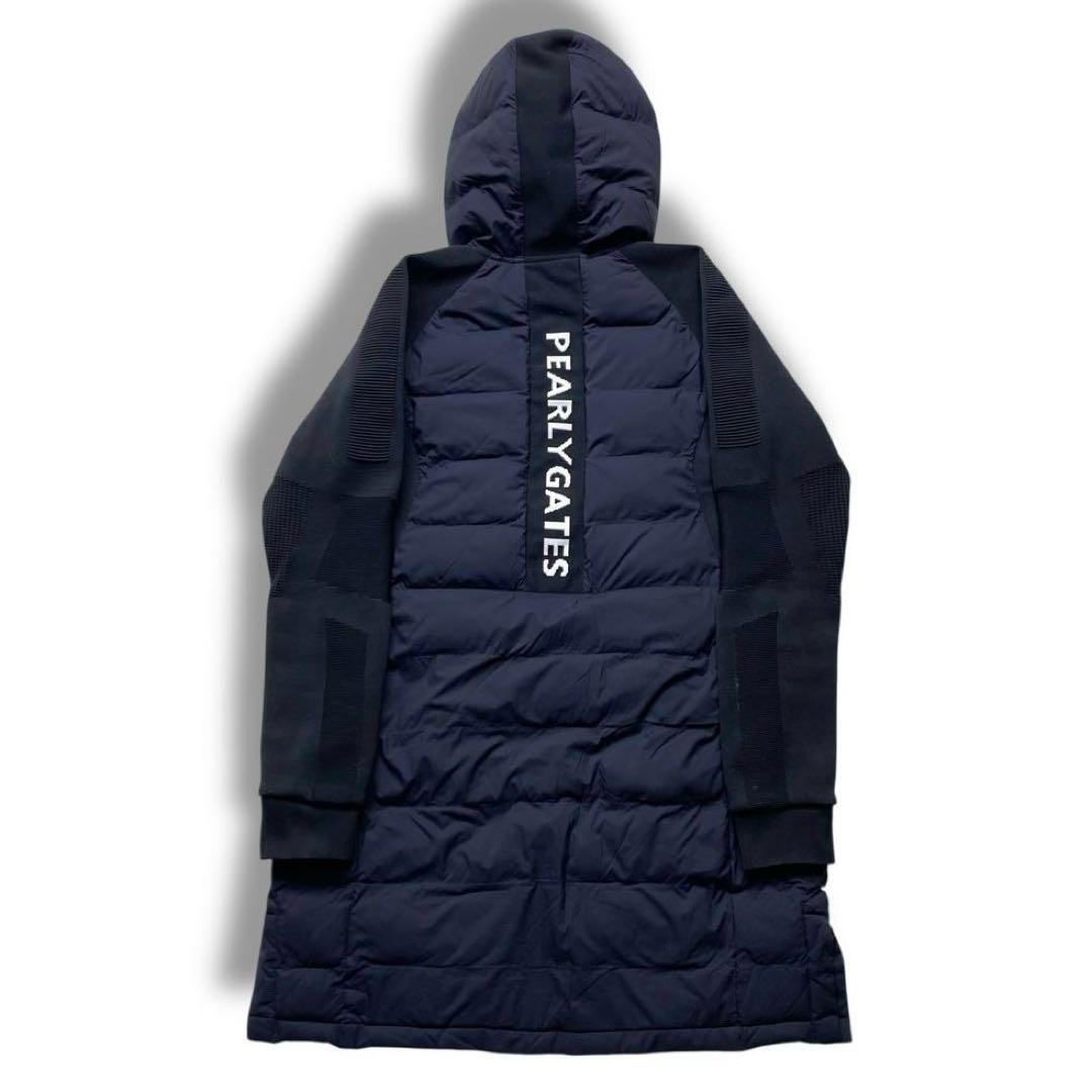 【美品】PEARLY GATES ロゴ ダウン アウター 中綿 ゴルフウェア