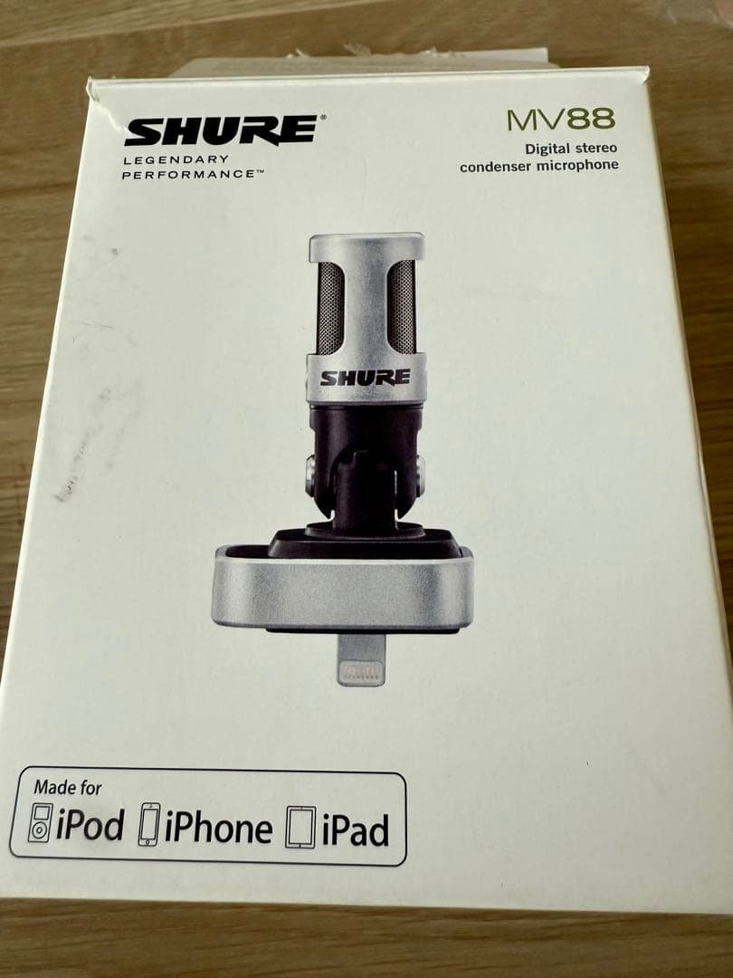 SHURE MV88 デジタルコンデンサーマイク
