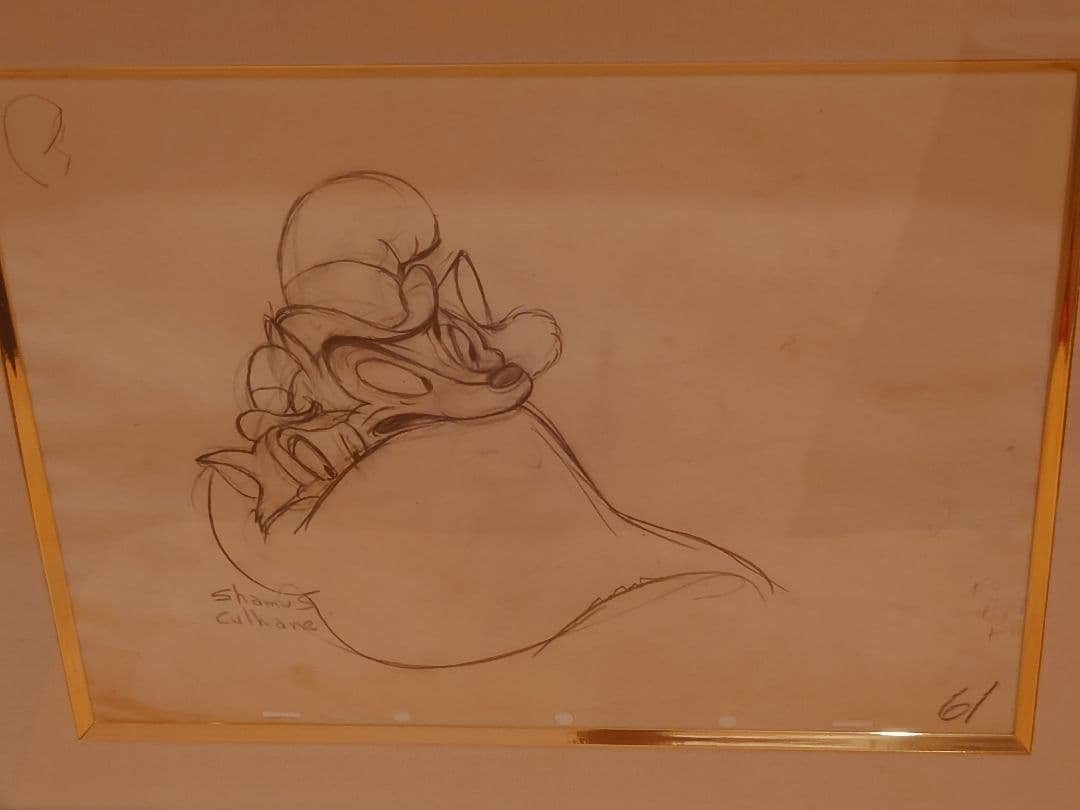 【世界で1枚 激レア】〔ゆ〕ファウルフェローとギデオンのドローイング