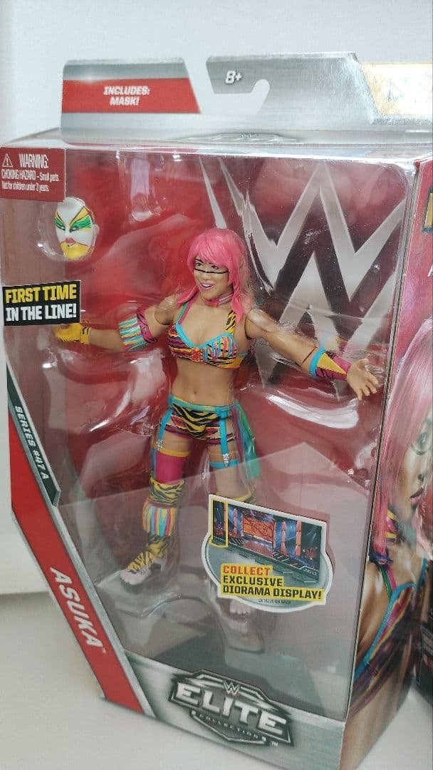 マテル社版　WWEプロレスフィギュア　カブキウォリアーズ　Asuka＆kairi
