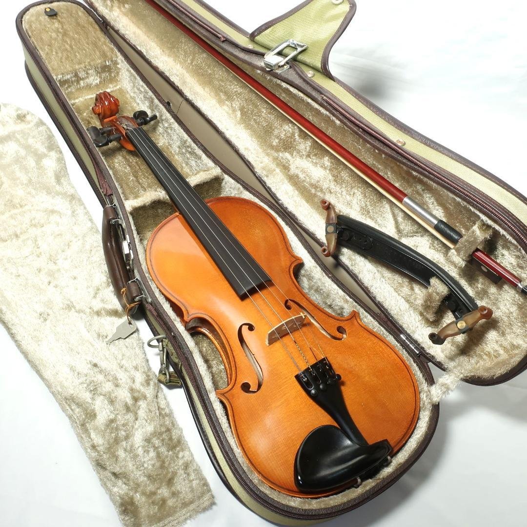 美品 Kawai KV1-60S 4/4 チェコ製 バイオリン ハードケース付