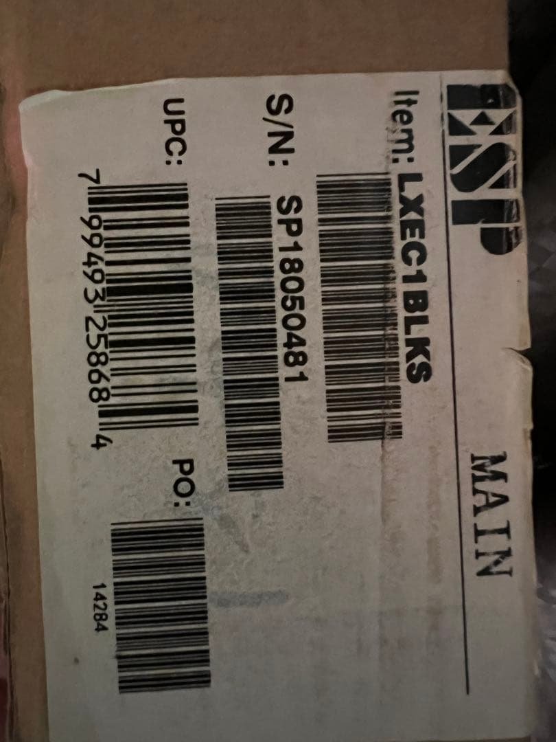 【新品】【希少】スナップオン×ESP コラボギター　新品未使用