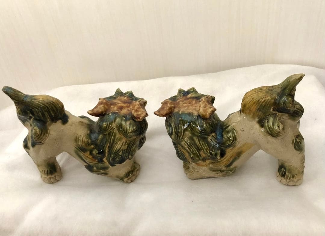 シーサー　置物　沖縄　獅子　陶器　オブジェ　インテリア