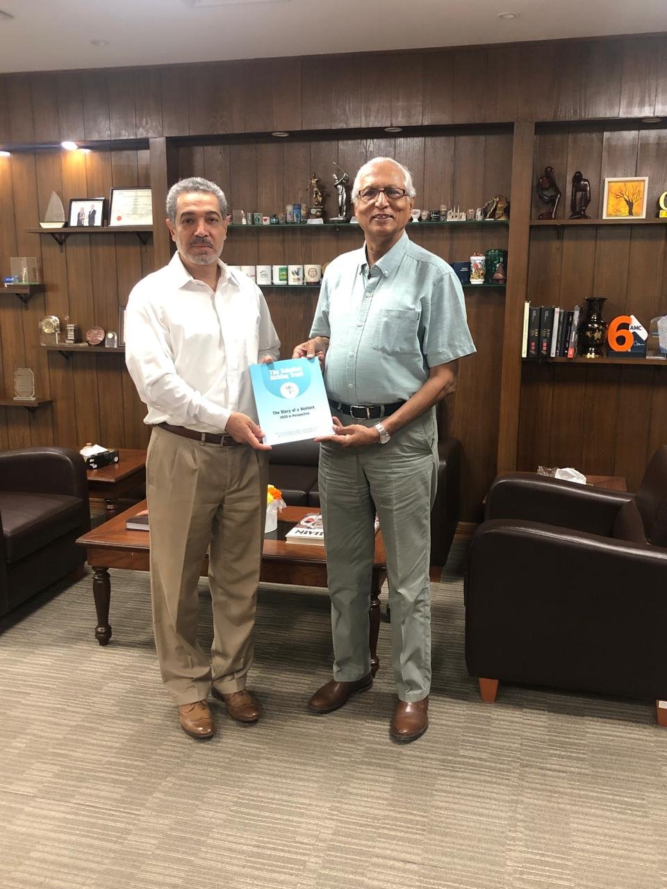 G.A. Sabri Meets PMRC CEO to Share Vision of New Aligarh University and Beyond