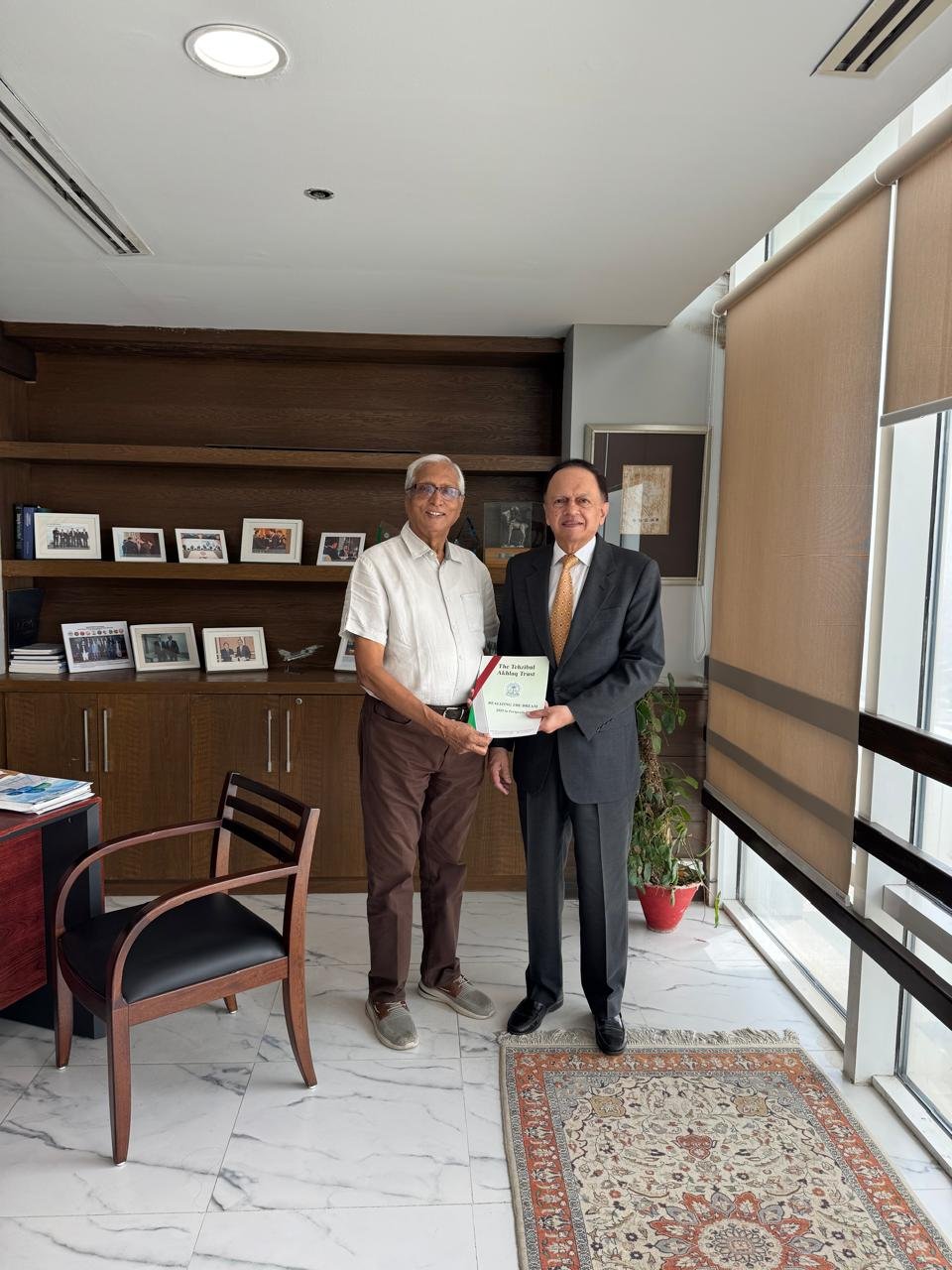 Mr G.A. Sabri Meets Former SBP Governor Yaseen Anwer to Discuss Support for Tehzibul Akhlaq